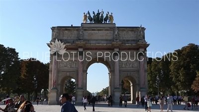 Arc de Triomphe du Carrousel in Paris