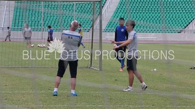 Sven Goran Eriksson at Guangzhou R&F (Rich and Force) Training Ground