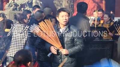 Gate of Peace and Harmony (Yonghe Men) in the Lama Temple in Beijing