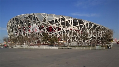 Bird's Nest/National Stadium (Niaochao/Guojia Tiyuchang) in the Olympic Park in Beijing