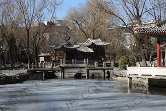 'Stone Boat' in the Southwest Waterscape Area in Ritan Park in Beijing