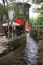 Small Stream Running through the Old City in Lijiang