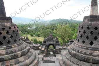 A Terrace at Borobudur