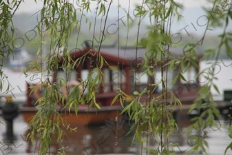 Boat on West Lake (Xihu) in Hangzhou