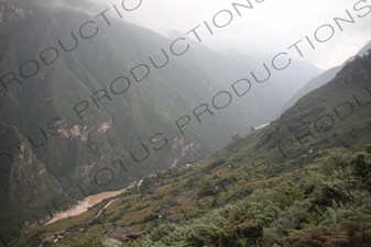 Jinsha River in the Tiger Leaping Gorge (Hu Tiao Xia) Scenic Area