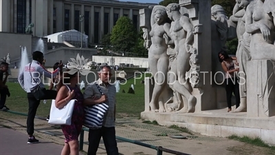 Joy of Living (Joie de Vivre) Statue in the Gardens of the Trocadero (Jardins du Trocadero) in Paris