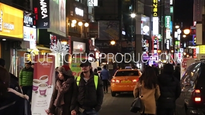Seoul Street at Night