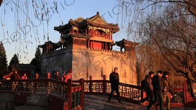 Tower of Literary Prosperity (Wenchang Ge) in the Summer Palace in Beijing