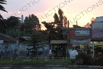 Sunset over Bahir Dar