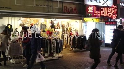 Seoul Street at Night
