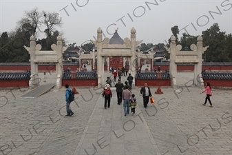 North Inner gate of the Circular Mound Altar (Yuanqiu Tan) in the Temple of Heaven (Tiantan) in Beijing