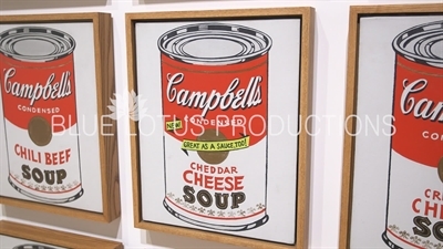 'Campbell's Soup Cans' on Display in the 'Andy Warhol - From A to B and Back Again' Exhibition at the Whitney in New York City
