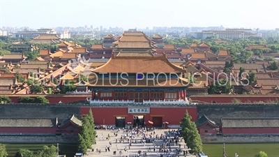 Forbidden City from Jingshan Park in Beijing