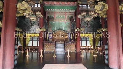 Injeong Hall (Injeongjeon) at Changdeok Palace (Changdeokgung) in Seoul