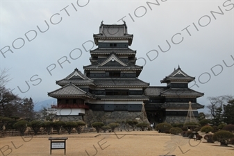 Keep (Tenshu/Tenshukaku) of Matsumoto Castle in Matsumoto