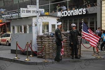 Cold War Era US Army Checkpoint in Berlin