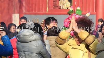 Gate of Peace and Harmony (Yonghe Men) in the Lama Temple in Beijing