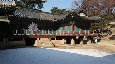 Rear of Daejo Hall (Daejojeon) at Changdeok Palace (Changdeokgung) in Seoul