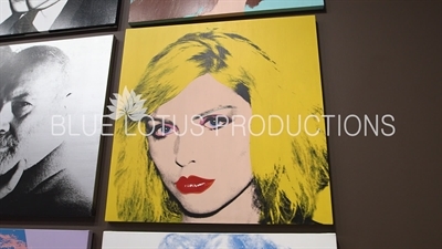 Portrait of 'Debbie Harry' on Display in the 'Andy Warhol - From A to B and Back Again' Exhibition at the Whitney in New York City