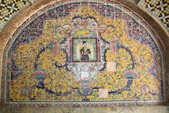 Mosaic at the Golestan Palace in Tehran