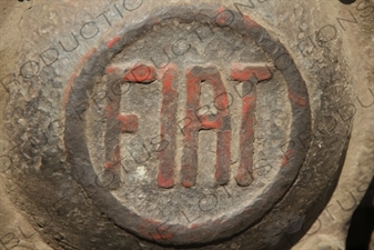 'Fiat' Insignia on an Old Fiat Truck Converted for use on Rails on the Asmara to Massawa Railway