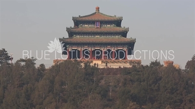Everlasting Spring Pavilion (Wanchun Ting) in Jingshan Park in Beijing
