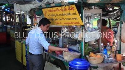 Food Stall in the Nana Area of Bangkok