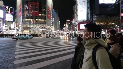 Shibuya Pedestrian Crossing in Tokyo