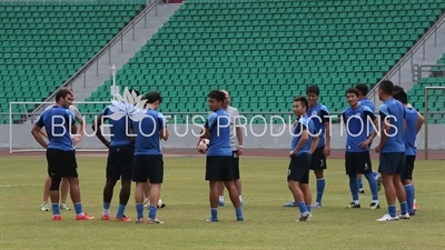 Sven Goran Eriksson at Guangzhou R&F (Rich and Force) Training Ground