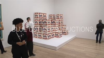 'Brillo Boxes' on Display in the 'Andy Warhol - From A to B and Back Again' Exhibition at the Whitney in New York City