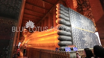 Reclining Buddha at Wat Pho (Wat Phra Chetuphon Vimolmangklararm Rajwaramahaviharn) in Bangkok
