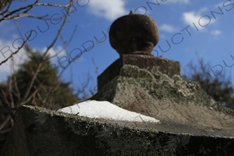 Stone Lantern in Zenko-ji in Nagano