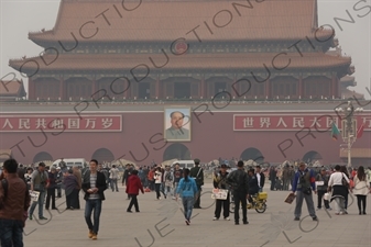 Gate of Heavenly Peace (Tiananmen) in Tiananmen Square in Beijing