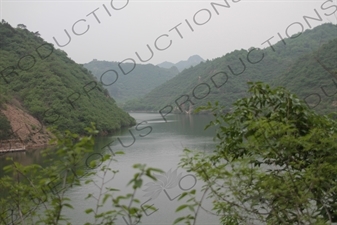 Reservoir at the Huanghua Cheng Section of the Great Wall of China (Wanli Changcheng) near Beijing