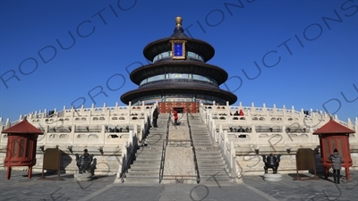Hall of Prayer for Good Harvests (Qi Nian Dian) in the Temple of Heaven (Tiantan) in Beijing