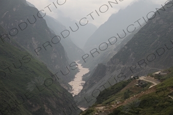 Jinsha River in the Tiger Leaping Gorge (Hu Tiao Xia) Scenic Area