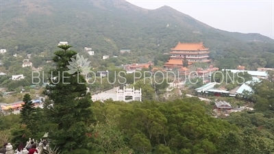 Po Lin Monastery on Lantau Island