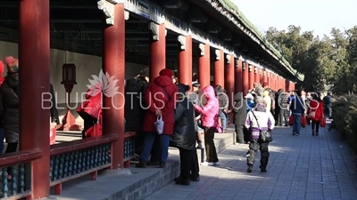 Long Corridor (Chang Lang) in the Temple of Heaven in Beijing