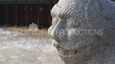 Haetae Carving at Gyeongbok Palace (Gyeongbokgung) in Seoul