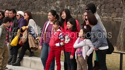 Tokyo Imperial Palace (Kokyo) Tourists