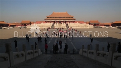 Square of Supreme Harmony (Taihedian Guangchang) in the Forbidden City in Beijing
