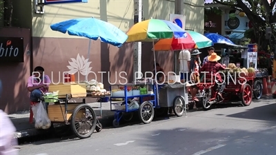 Fruit Sellers in Nana Area of Bangkok