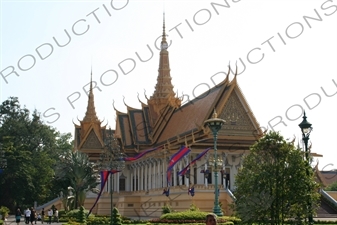 Throne Hall (Preah Tineang Tevea Vinnichay Mohai Moha Prasat) at the Royal Palace in Phnom Penh