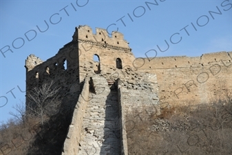 Corner Building/Tower (Guaijiao Lou) on the Jinshanling Section of the Great Wall of China