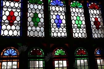 Stained Glass Window in Qavam in Shiraz