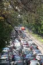 Traffic Jam in Jakarta