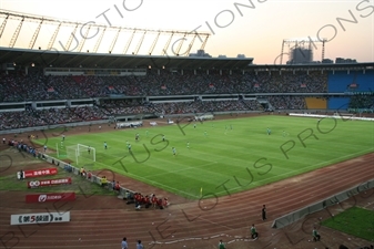 Workers' Stadium (Gongren Tiyuchang) During a Chinese Super League Match between Beijing Guoan and Dalian Shide in Beijing