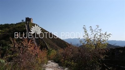 Large Arc Roof Building/Tower (Dahu Dinglou) on the Jinshanling Section of the Great Wall of China