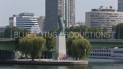 Isle of Swans (Île aux Cygnes) Replica of the Statue of Liberty in Paris