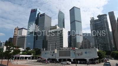 Connaught Road Central Skyscrapers in Hong Kong
